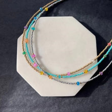 Load image into Gallery viewer, Seed bead necklace - various colours
