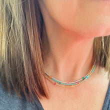 Load image into Gallery viewer, Seed bead necklace - various colours
