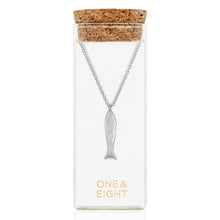 Load image into Gallery viewer, Minnow necklace - silver
