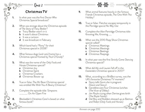 So this is Christmas quiz book