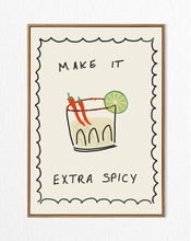 Load image into Gallery viewer, Make mine a spicy margarita (unframed)
