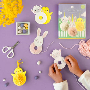 Easter animals pom pom kit