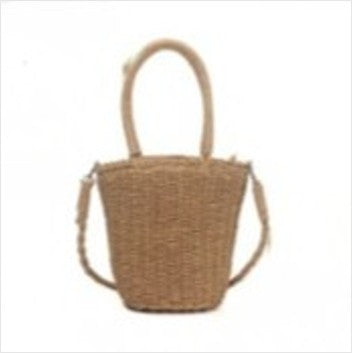 Straw basket bag - small