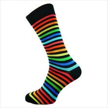 Load image into Gallery viewer, Multi stripe - bamboo socks
