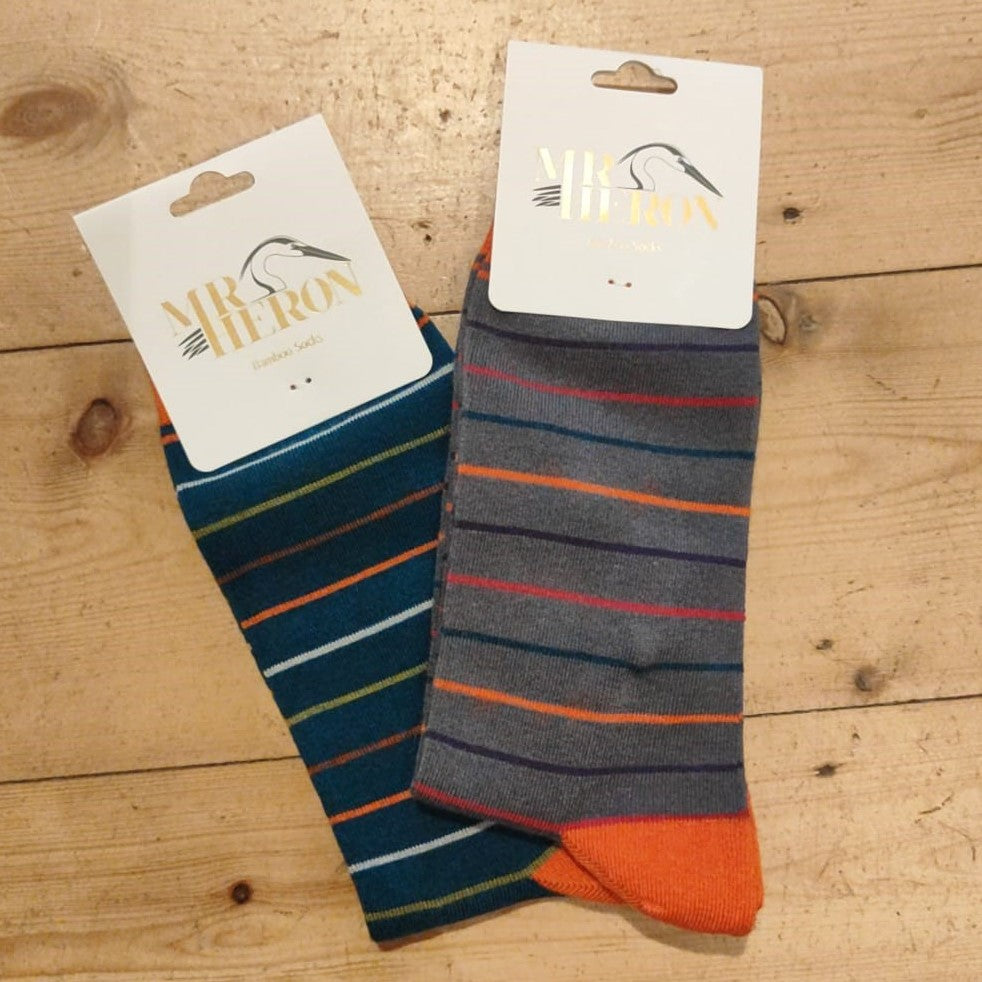 Thin stripes socks - various colours