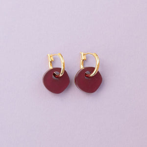 Surround hoop earrings - various colours