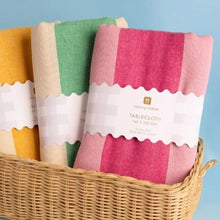 Load image into Gallery viewer, Stripe tablecloth - various colours
