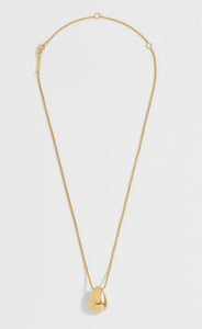 Teardrop pendant necklace - gold