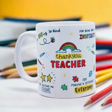 Load image into Gallery viewer, Thank you teacher mug
