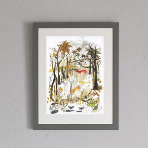 Copse framed print