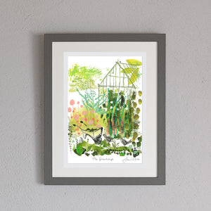 The greenhouse framed print