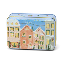 Load image into Gallery viewer, Christmas candle tin - Xmas village - gingerbread &amp; vanilla
