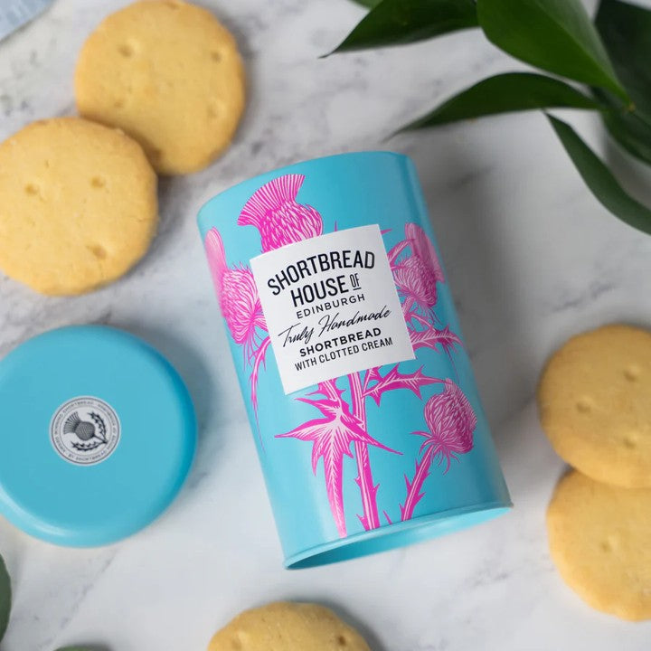 Tin shortbread biscuits - clotted cream – Raindrops on Roses - St Albans