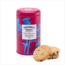 Load image into Gallery viewer, Tin shortbread biscuits - rich dark choc chip
