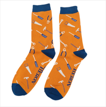 Load image into Gallery viewer, Tools socks - mustard
