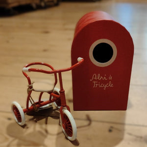 Abri à tricycle - red