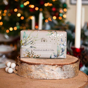 Christmas tidings soap - under the mistletoe