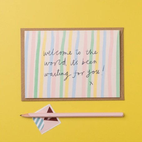 Welcome to the world cards