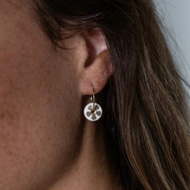 White Esme earrings