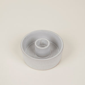 Candle holder - white speckle
