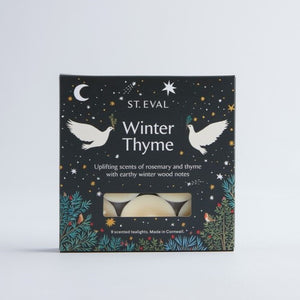 Scented tealights tray - winter thyme