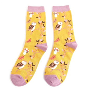 Woodland socks - yellow