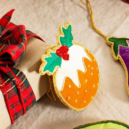 Christmas pud (zari) Xmas dec