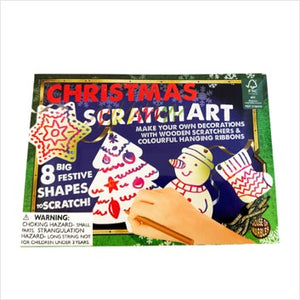 Christmas scratch art set