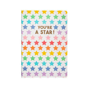 Rainbow stars notebook