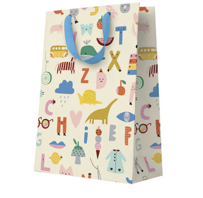 Alphabet large gift bag