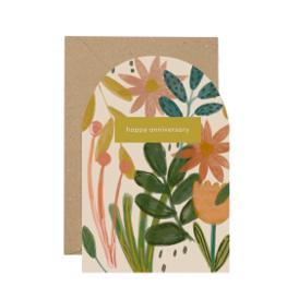 Happy Anniversary Floral card