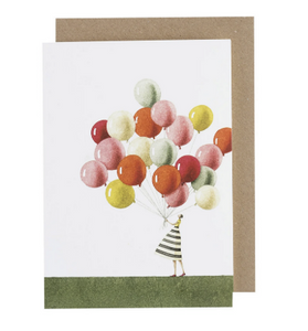 Balloons greeting card