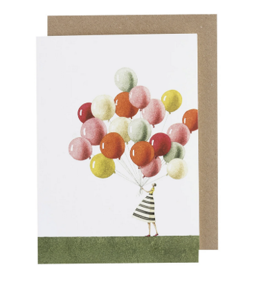 Balloons greeting card