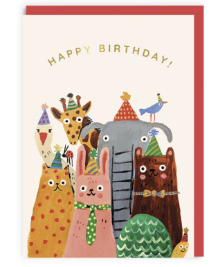 Animals birthday card