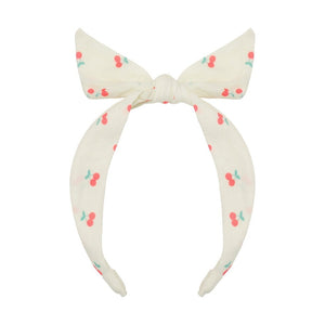 Cherry tie headband