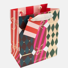 Load image into Gallery viewer, Patterned Christmas crackers gift bag - medium
