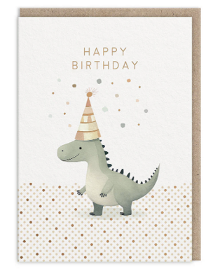 Dinosaur birthday card