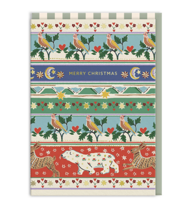 Festive friends Christmas card