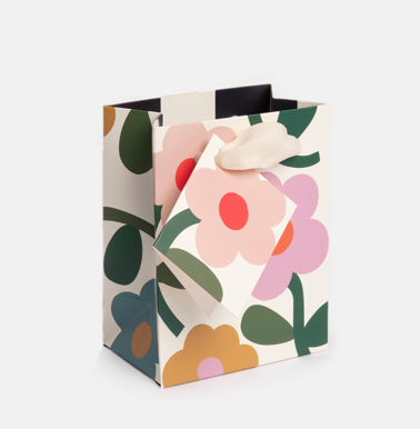 Multi floral small gift bag