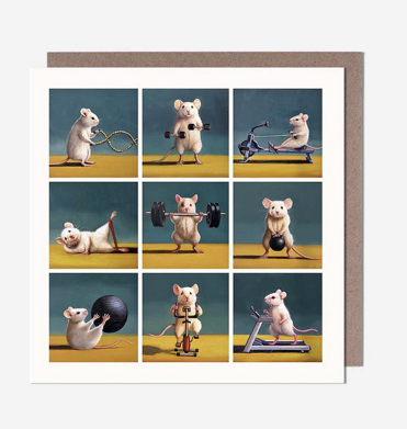 Gym mice card