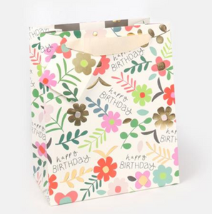 Floral Medium Gift Bag