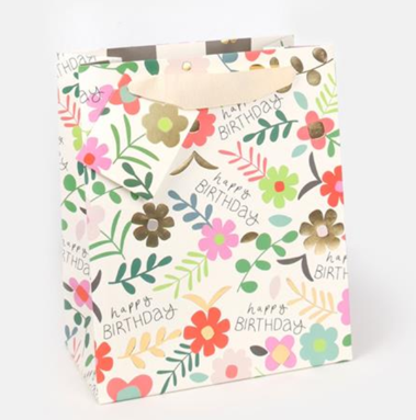 Floral Medium Gift Bag