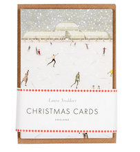 Load image into Gallery viewer, Christmas cards (10 pack) - skating at Kew
