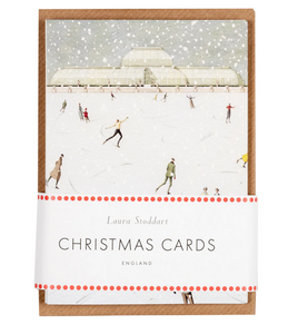 Christmas cards (10 pack) - skating at Kew