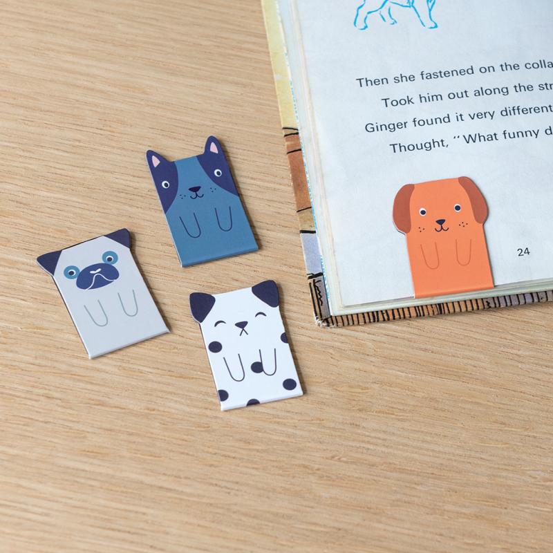 Magnetic dog bookmarks