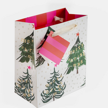 Load image into Gallery viewer, Merry Christmas gold gift bag - medium
