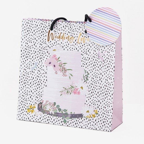 Medium gift bag wedding cake