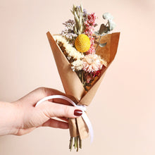 Load image into Gallery viewer, Dried flowers -  pink/yellow/white bouquets
