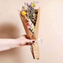 Load image into Gallery viewer, Dried flowers -  pink/yellow/white bouquets
