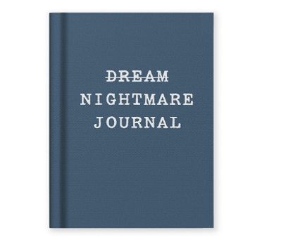 Nightmare journal fabric hardback notebook